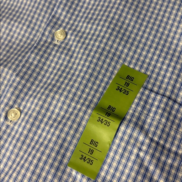 Van Hueson Big and Tall Checkered Shirt - Picture 3 of 6